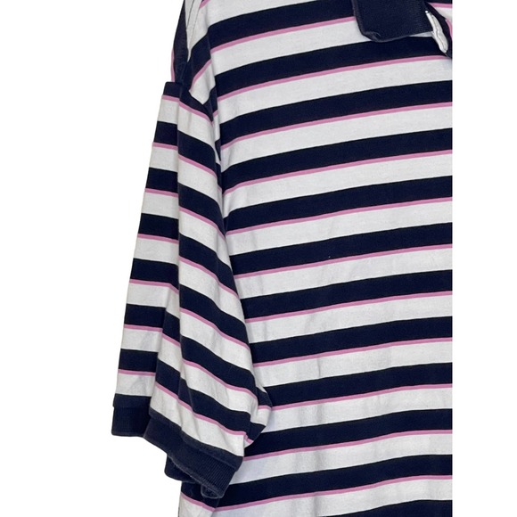 Daniel Cremieux Men's Polo Classic Embroidered Striped Short Sleeve Oversized XL - Picture 4 of 10